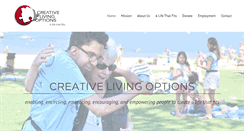 Desktop Screenshot of creativelivingoptions.com